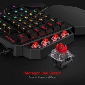 img 1 attached to Redragon K585 DITI One-Handed RGB Mechanical Gaming Keyboard