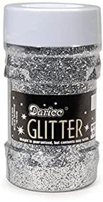 img 1 attached to Darice 1146-42 Big Value Silver Glitter, 4-Ounce