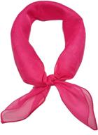sidecca classic chiffon square scarf red women's accessories logo