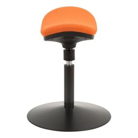 img 3 attached to 🟠 Norwood Commercial Furniture NOR-NIL1715F-OR-SO Active Stool: Adjustable Height Pivot Saddle Seat in Vibrant Orange