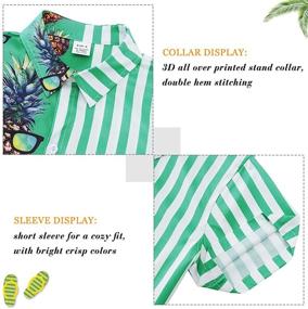 img 1 attached to 🍍 Hawaiian Pineapple Sunglasses - Trendy Boys' Tops, Tees & Shirts with Sleeves