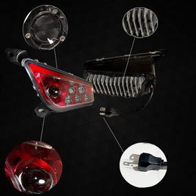 img 1 attached to SLK Customs Headlight Compatible Polaris General Motorcycle & Powersports