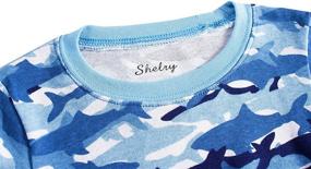img 1 attached to 🦖 Shelry Kid's Dinosaur Pajamas Sleepwear Set - Boys' Clothing