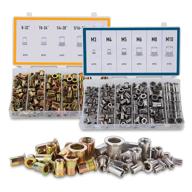 🔩 co-z 340pcs stainless steel rivnut kit: sae + metric rivets nutserts assortment for all your fastening needs! logo