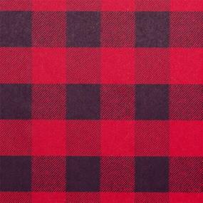 img 1 attached to 24-inch x 15-foot Buffalo Plaid Holiday Kraft Wrapping Paper Roll