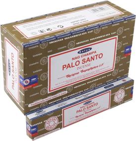 img 3 attached to 🌿 Satya Nag Champa - Palo Santo Incense Sticks, 180g Box (12 Packs x 15g), Export Quality - Improved SEO