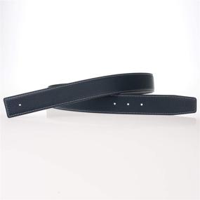 img 2 attached to Genuine Leather Men's Reversible Belt – 34 Inch – Superior Replacement and Stylish Accessory