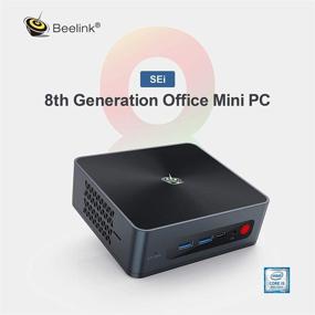 img 3 attached to Beelink SEI8 настольный мини-ПК: Intel 8th i5-8259U, 8 ГБ ОЗУ, 256 ГБ SSD, Windows 11 Pro, графика 4K.