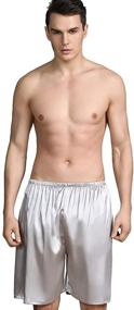 img 4 attached to Comfortable Classic Loungewear: Elastic Sleepwear Underwear for Men's Clothing Bliss