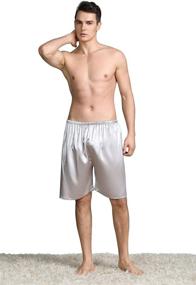 img 3 attached to Comfortable Classic Loungewear: Elastic Sleepwear Underwear for Men's Clothing Bliss