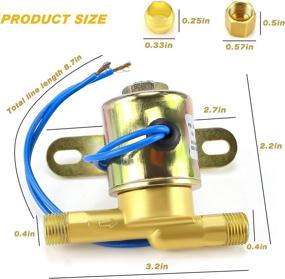 img 3 attached to Cenipar 4040 Humidifier Water Solenoid Valve | 24V, 2.3W, Blue Line | Fits Aprilaire Humidifier Models 400, 500, 600, 700 | Replaces B2015-S85, B2017-S85