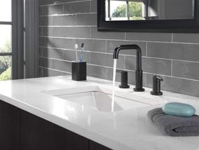 img 3 attached to 💦 Widespread Bathroom Faucet Assembly 35849LF BL: Sleek and Efficient Design