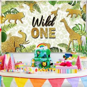 img 1 attached to Backdrop Background Birthday Decorations Tropical