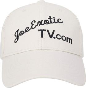 img 4 attached to Get the Trendy Joe Exotic Hat TV.com Tiger King Baseball Cap in Khaki