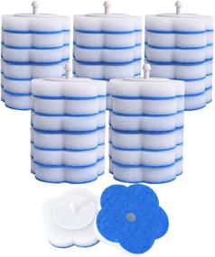 img 4 attached to Ultimate Hygiene with Topo Bear Toilet Wand Refills - 32 Disposable Cleaning Sponges for Easy Toilet Brushing