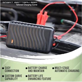 img 2 attached to 🔋 Advanced 12V Battery Charger - Smart Charger for Cars, Boats, RVs, ATVs, Motorcycles, and More - Trickle Charger Maintainer and Desulfator for Various Battery Types - 12V/5A AGM, ATB, Gel, Wet, LiFePo4, Li-ion