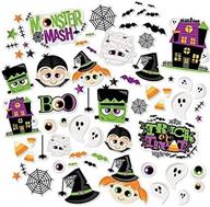 👻 monster mash halloween paper die cuts - over 60 cardstock scrapbook die cuts - miss kate cuttables logo
