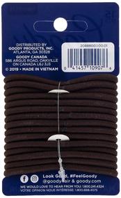 img 1 attached to 💁 Goody Women's Ouchless Braided Elastics: 15 Brown Hair Ties for Comfort and Style