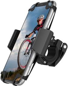 img 4 attached to 🚲 SPARIN Universal Bike Phone Mount: Securely Holds iPhone 11 Pro, Galaxy S20, and More for Safe Cycling Experience
