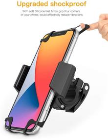 img 2 attached to 🚲 SPARIN Universal Bike Phone Mount: Securely Holds iPhone 11 Pro, Galaxy S20, and More for Safe Cycling Experience