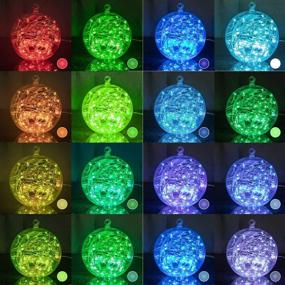 img 3 attached to 🎨 16 Color Changing Fairy Lights: Battery Operated Twinkle Lights with Remote – Perfect for Bedroom, Wedding, Christmas, Halloween – 16Ft 50LED, 2 Pack