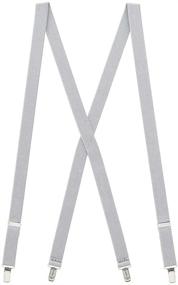 img 3 attached to Детские подтяжки SuspenderStore длиной в дюймы, крест-накрест, аксессуары для мальчиков.