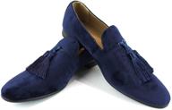 👞 velvet loafer tudors men's shoes by azar man logo