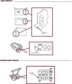 img 1 attached to 🚪 ASONPAO GIT-1 Intellicode ACSCTG Type1 Remote: Dual Pack for Genie and Overhead Door Garage Door Openers