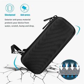 img 1 attached to ProCase Hard Case for Philips Norelco OneBlade QP2520 QP2530 QP2620 QP2630 - Travel Organizer Bag for One Blade Hybrid Electric Trimmer/Shaver (Black)