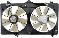 dorman 620-531 engine cooling fan assembly: superior quality for toyota models, black logo