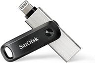 expand your iphone and ipad storage with sandisk ixpand flash drive go - 256gb capacity logo