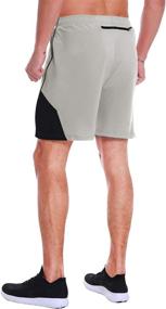 img 2 attached to 🏃 Efficient EZRUN Men's 7 Inch Quick Dry Running Shorts with Liner & Zip Pocket - Ideal for Workout, Sports & Fitness