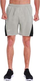 img 3 attached to 🏃 Efficient EZRUN Men's 7 Inch Quick Dry Running Shorts with Liner & Zip Pocket - Ideal for Workout, Sports & Fitness
