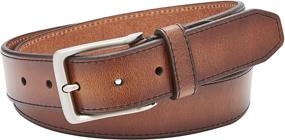 img 3 attached to Fossil Mens Griffin Belt Cognac Men's Accessories