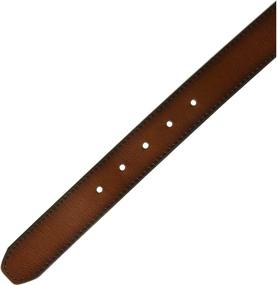 img 1 attached to Fossil Mens Griffin Belt Cognac Men's Accessories