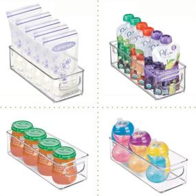 img 1 attached to MDesign Kitchen Refrigerator Cabinet Organizer: Perfect Kids' Home Store for Nursery Furniture and More