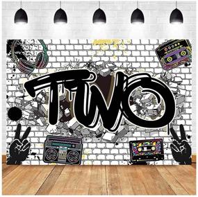 img 4 attached to 🎉 Hip Hop Graffiti Brick Wall: Trendy & Legit 2 Quit Birthday Party Theme Photography Backdrops for Kids Boys or Girls - Happy Birthday Party Photo Background Studio Props & Supplies - High-quality 5x3ft Vinyl