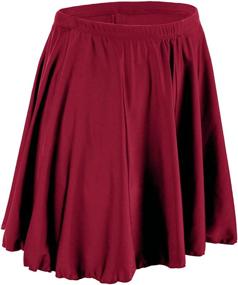img 1 attached to 👙 High Waisted Bikini Bottoms for Women - Coastal Rose Long Swim Skirt Swimsuit Bottoms