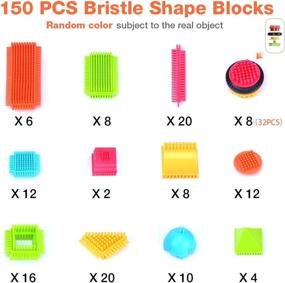 img 3 attached to 🧩 Enhance Learning with Lekebaby Bristle Building Educational Stacking