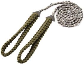 img 4 attached to 🪓 Pocket Chainsaw with Paracord Handle: Fast Wood Cutting Saw for Camping, Backpacking, Hiking, and Hunting