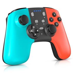 img 4 attached to Wireless Dual Shock Controller for Nintendo Switch/Switch Lite - Enjoy Enhanced Gaming with Motion Control Gamepad Joystick