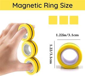 img 2 attached to Магнитные декомпрессионные антистрессовые кольца WELLSTRONG (Yellow