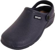 sport solid slingback garden clogs logo