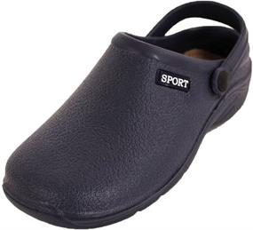 img 4 attached to Sport Solid Slingback Garden Clogs