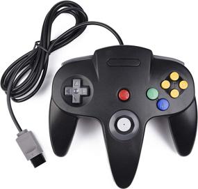 img 3 attached to 🎮 2 Pack Miadore Classic N64 Controllers (Black) Bundle with 2 Pack 6FT N64 Controller Extension Cable