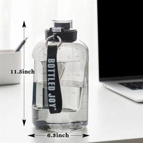 img 1 attached to Gallon Water Bottle Time Marker Outdoor Recreation for Camping & Hiking