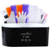 4000ml paraffin wax machine: hand and feet moisturizing kit with refills, thermal mitts, and gloves booties logo