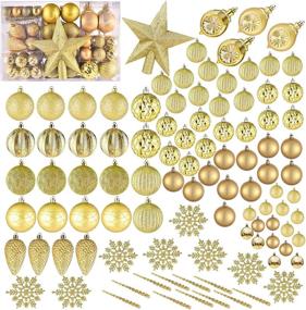 img 4 attached to ILLUMINEW Christmas Ornaments Shatterproof Decorative