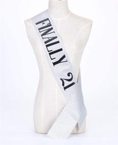 img 1 attached to Topfunyy 21St Birthday Tiara Sash