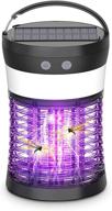 🦟 3-in-1 bug zapper mosquito killer lamp: solar & battery powered, waterproof insect repellent, indoor & outdoor trap logo